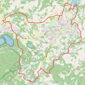 Boucle bleu G-15918990 GPS track, route, trail