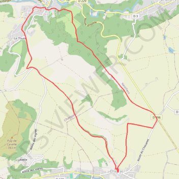 Champeix - Chidrac GPS track, route, trail