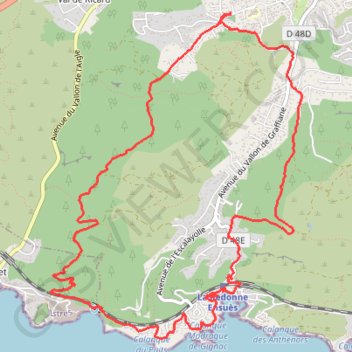 Le Port de La Redonne (Massif de l'Estaque) GPS track, route, trail
