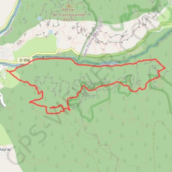 Causse Noire GPS track, route, trail