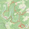 VTT Enduro Bouillon - circuit de liaison GPS track, route, trail