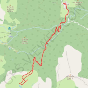 Les Chalets d'Amboin GPS track, route, trail
