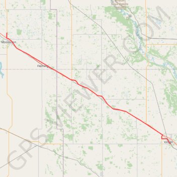 Moosomin - Virden GPS track, route, trail