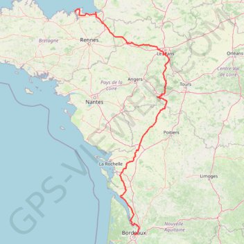 Nouveau parcours GPS track, route, trail