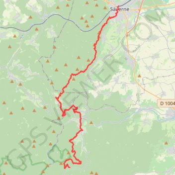 Crêtes des Vosges - Jour 4 GPS track, route, trail
