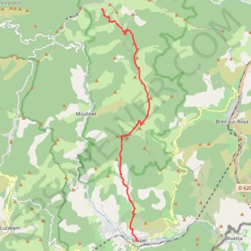 Randonnée GR5 GPS track, route, trail