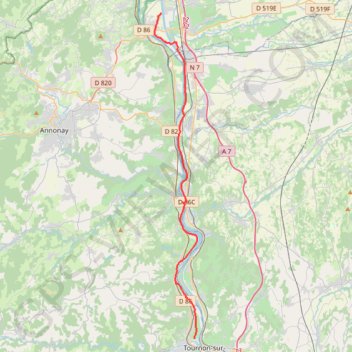 26 ? - tournon 35 GPS track, route, trail