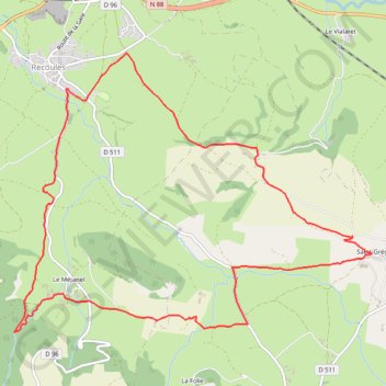 [Itinéraire] La Vallée de l'Olip GPS track, route, trail