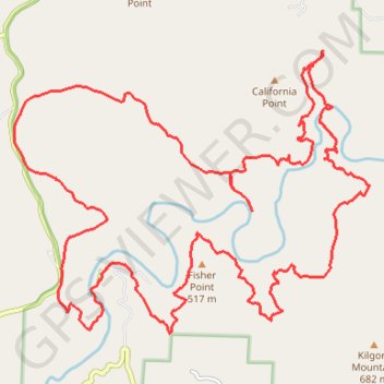 Ponca Wilderness and Buffalo National River Loop GPS track, route, trail