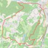 Entre Tullins et Morette GPS track, route, trail