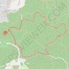 Le Castellas, le Défens - ROCBARON - 83 GPS track, route, trail