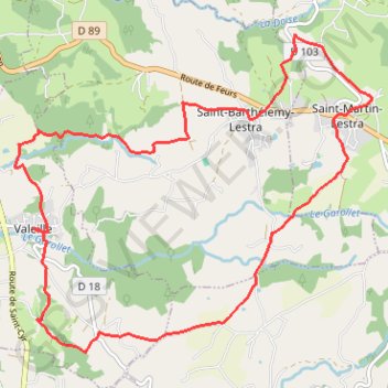 Montagnes du Matin - Valeille GPS track, route, trail