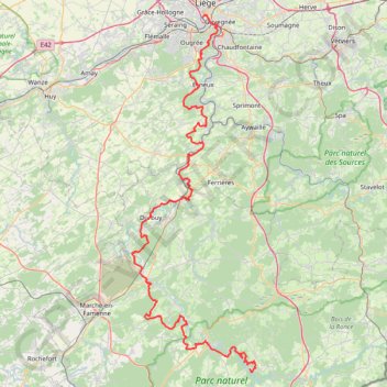 GR057_Sentier-de-l'Ourthe_Parcours-principal_2022-02-22 GPS track, route, trail