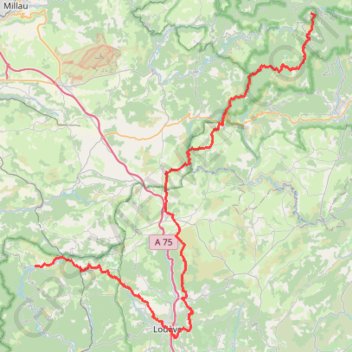 GR71 De l'Espérou (Gard) à Ceilhes-et-Rocozels (Hérault) GPS track, route, trail