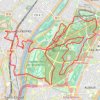 Randonnée au Bois de Boulogne GPS track, route, trail