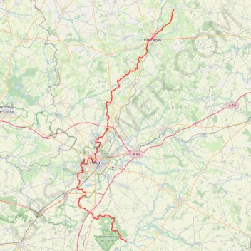 Gourgé - Chizé GPS track, route, trail