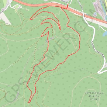 Massif de repy GPS track, route, trail