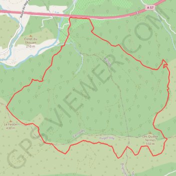 Les quatres termes GPS track, route, trail