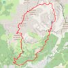 Tête du Colonney depuis Le Coudray - Aiguille de Varan et Aiguille Rouge (Haut Giffre - Aiguilles Rouges) GPS track, route, trail
