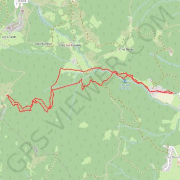 Crête des Voirons GPS track, route, trail