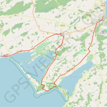 The County Marathon GPS track, route, trail
