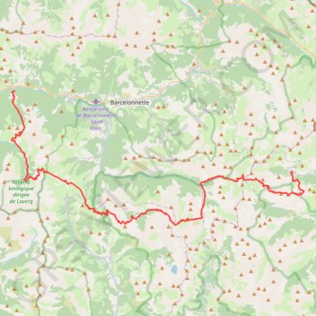 GR56 Randonnée de Bousieyas (Saint-Dalmas-le-Selvage) (Alpes-Maritimes) à Moléans-Revel (Alpes-de-Haute-Provence) GPS track, route, trail