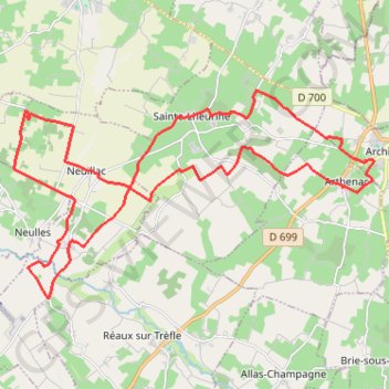 Vtt ste lheurine-neuillac GPS track, route, trail