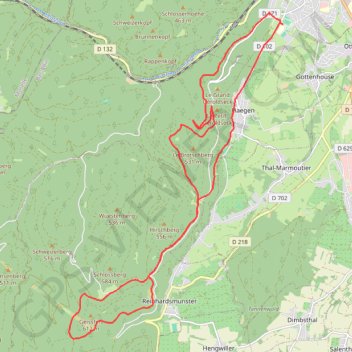 Saverne - Haberaker GPS track, route, trail
