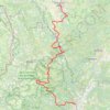 Chemin de Stevenson du Puy-en-Velay à Alès GPS track, route, trail