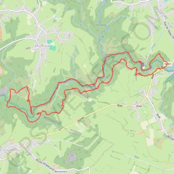 Randonnée autour du château de Reinhardstein GPS track, route, trail