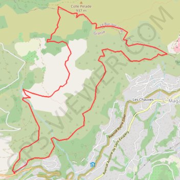 Grasse Saint-Christophe - GR51 et GR4 GPS track, route, trail
