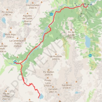 Lac-d-arratille GPS track, route, trail