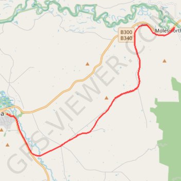 Molesworth - Yea GPS track, route, trail