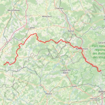 GR 7 GPS track, route, trail