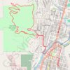 Overend Mountain Park loop trails GPS track, route, trail