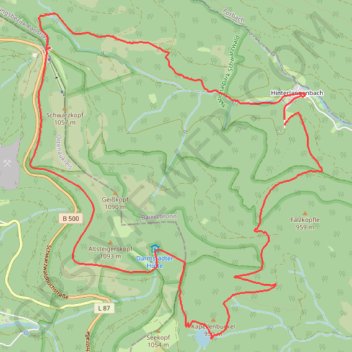 Bannwald-Tour GPS track, route, trail