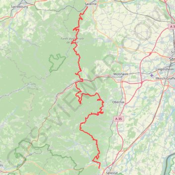 Pièce jointe TMV - Les Vosges centrales GPS track, route, trail
