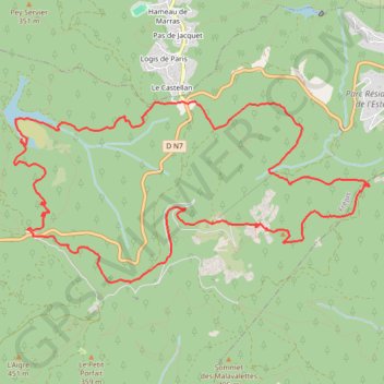 Le Mont Vinaigre GPS track, route, trail