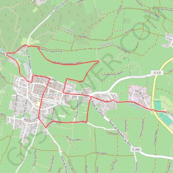 Entre vignes et villages - Riquewihr GPS track, route, trail