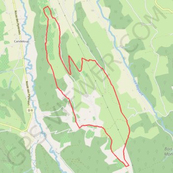 Randonnée Montesquiou - Monein GPS track, route, trail