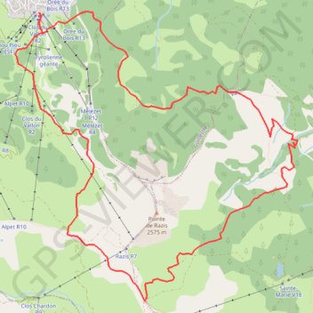 Risoul Vars Risoul GPS track, route, trail