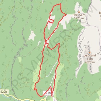 Rando des 3 cols - chartreuse GPS track, route, trail