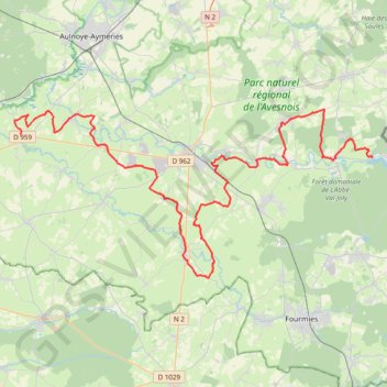 Maroilles - Val Joly GPS track, route, trail