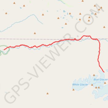 Blue Glacier GPS track, route, trail