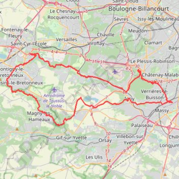 Etreduit01 GPS track, route, trail