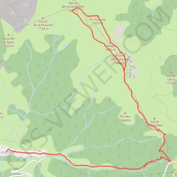 Roc de Scaramus GPS track, route, trail