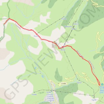 Tête de La Sestrière du Col d'Allos (04) GPS track, route, trail