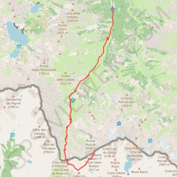 Saint-Robert GPS track, route, trail