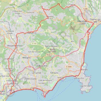 Grand Tour de la Technopole GPS track, route, trail