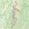 Tour du lac de Vouglans VTT GPS track, route, trail